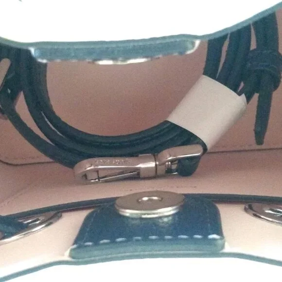 NWOT Kate Spade 'Eva'  w-a matching scarf! crossbody bucket tote multi-colors - Picture 3 of 11